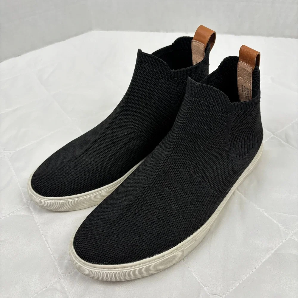 Gentle Souls by Kenneth Cole Knit Slip-On Sneaker Booties Black‎ Women's 8.5